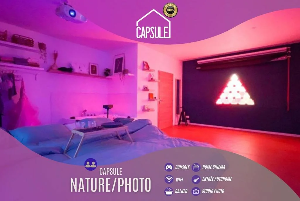 Capsule Nature & Photos - Jacuzzi - Netflix & Home cinéma