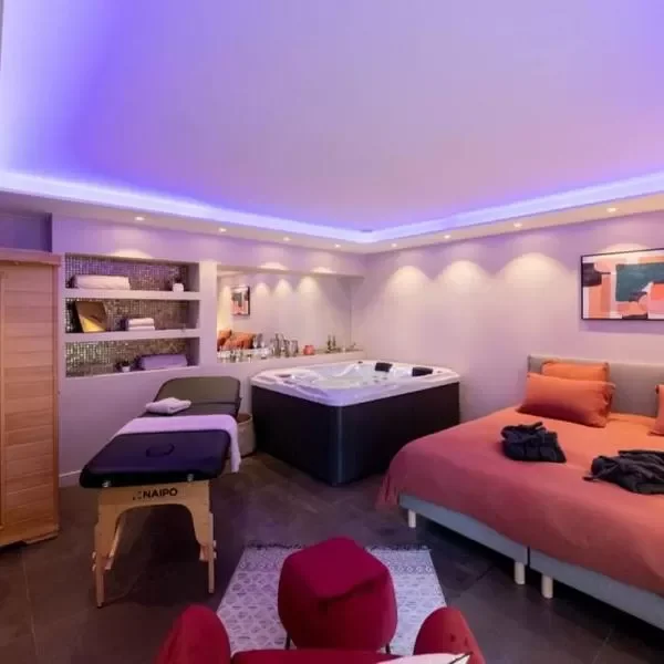 Étoiles et rêverie dans cette villa avec spa privatif