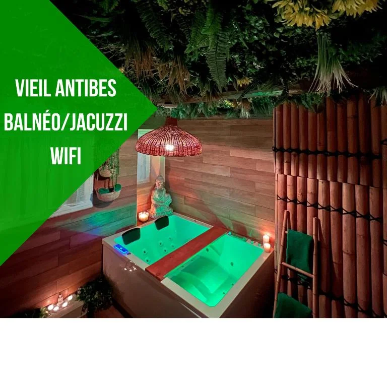 Le balneo jacuzzi Vieil Antibes Safranier