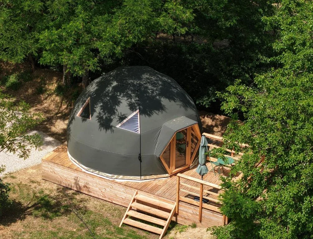 Camping de l'arche Dôme géodésique