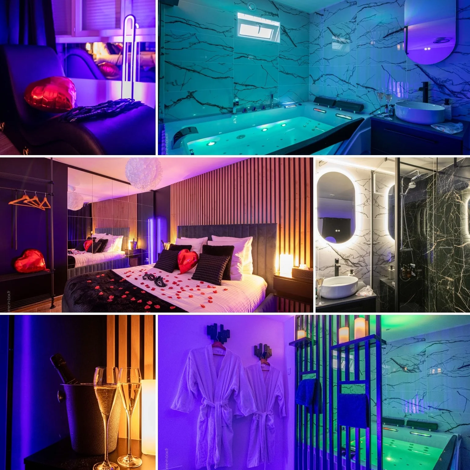 Love Room 91 - Jacuzzi Secret ♥️ Parenthèse romantique et sensuelle à 30 minutes de Paris