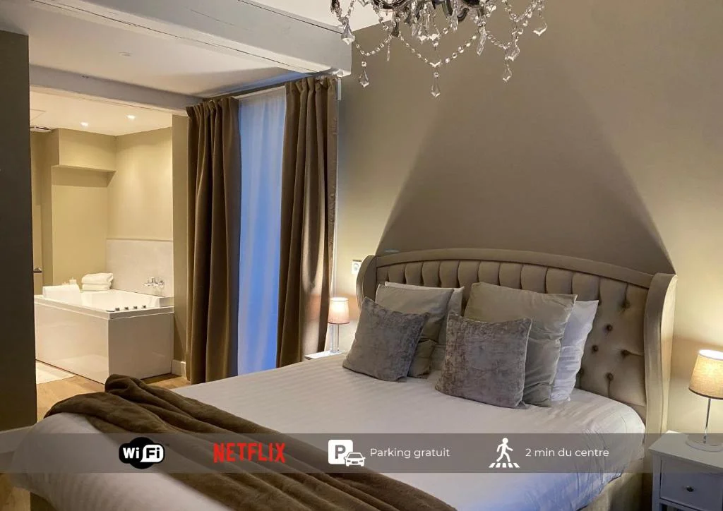 UN COCON EN VILLE - Chambre SPA chic et élégante - Pacy-sur-Eure