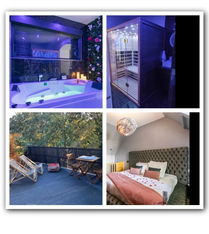 Spa privé Rouen - Sauna, jacuzzi, terrasse et parking
