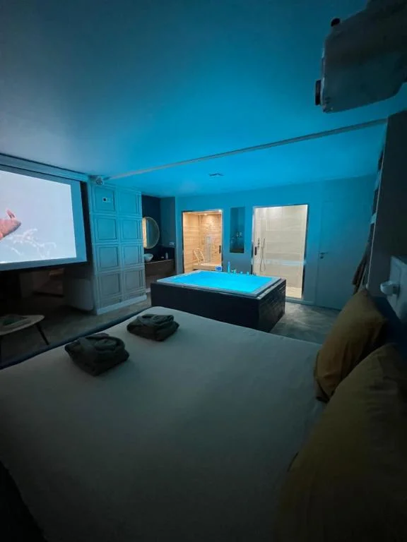 Nid d’Angers - Spa, Sauna privatifs & Écran cinéma