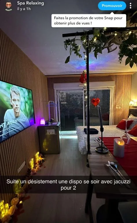 Chambre avec jacuzzi