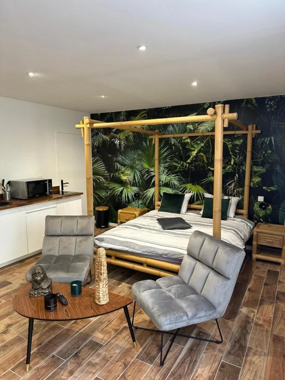 Jungle room - Spa privatif - Rouen