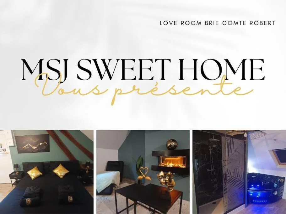 Love Room - Jacuzzi - Cheminée